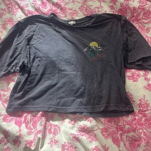 Garage cropped tee size small